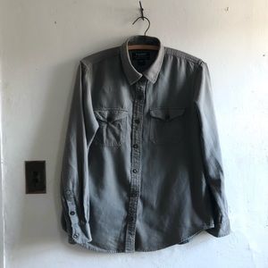 Filson Grey Flannel Chamois Button Down shirt